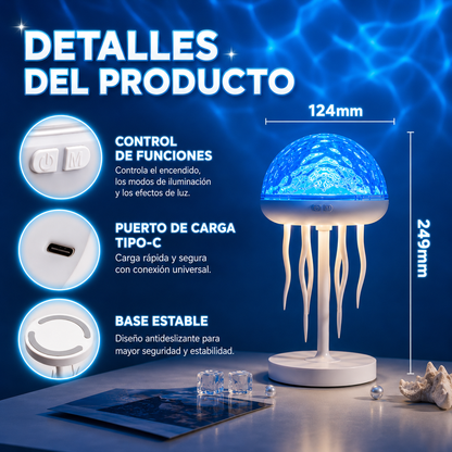 Lámpara Oceánica de Medusa